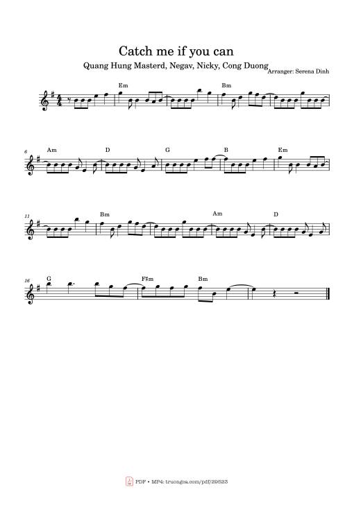 Catch me if you can (Anh trai say hi)