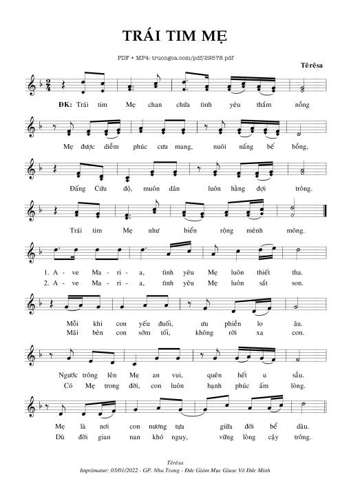 Trái Tim Mẹ -  Têrêsa