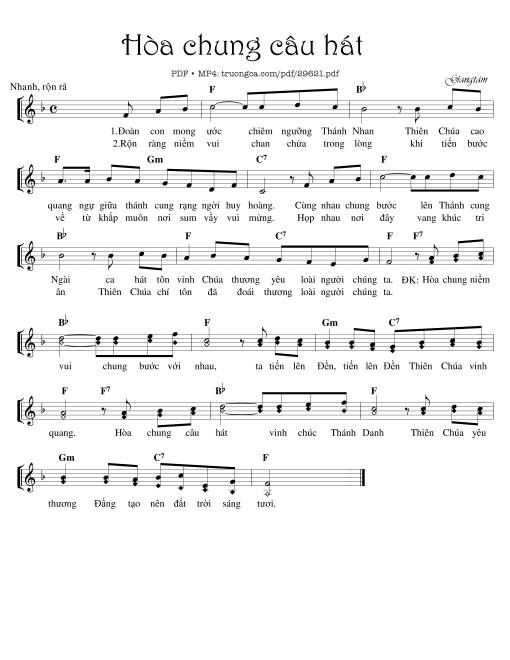 Hoà Chung Câu Hát