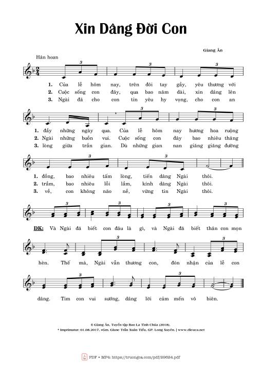 Xin Dâng Đời Con