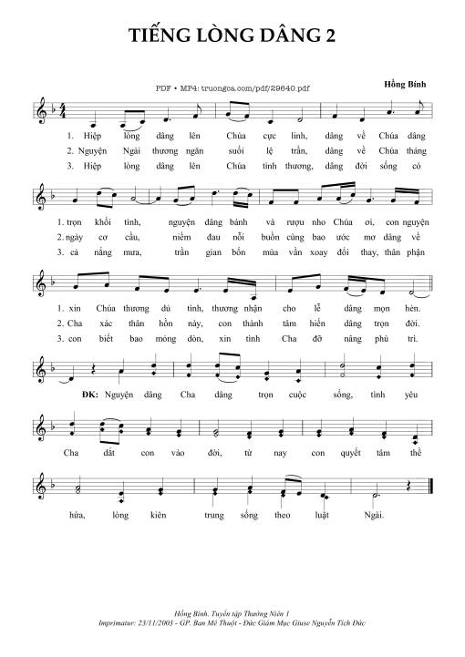 Tiếng Lòng Dâng 2