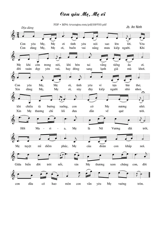 Con yêu Mẹ Mẹ ơi