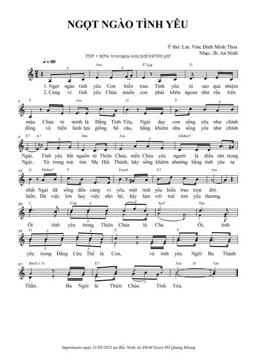 Ngọt ngào tình yêu