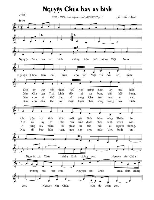 Nguyện Chúa ban an bình