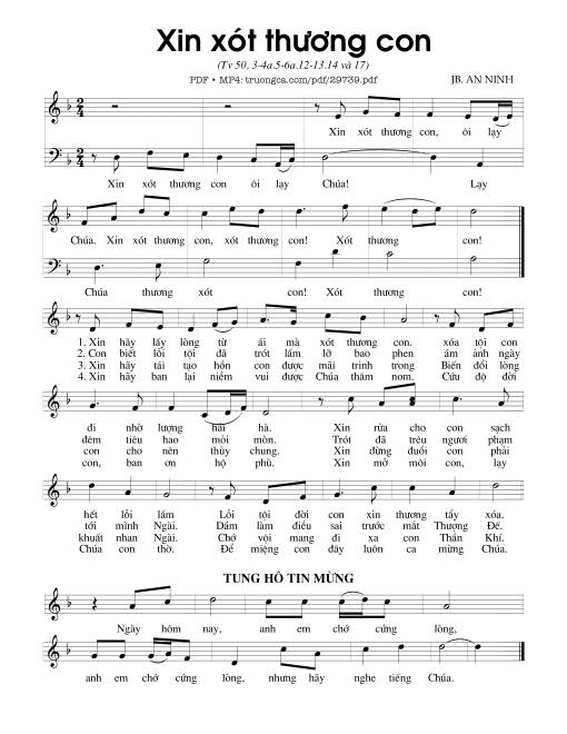 Xin xót thương con (Tv. 50)