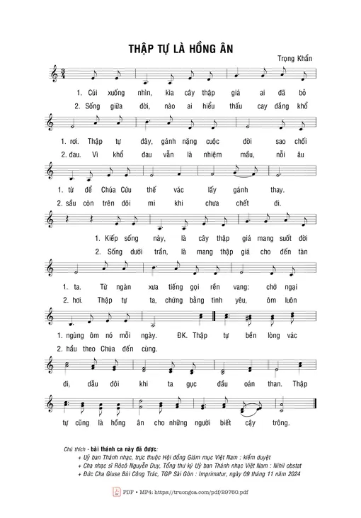 Thập tự là hồng ân