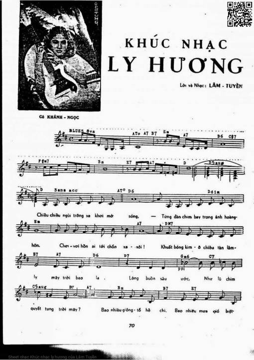 Sheet PDF of Khúc nhạc ly hương