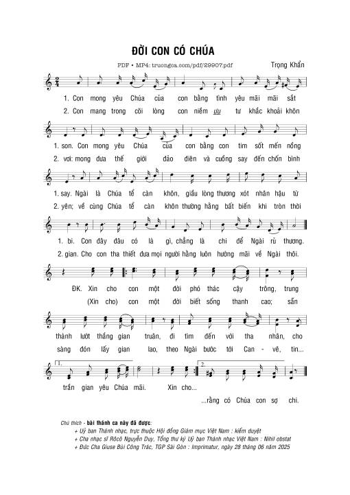 Đời con có Chúa