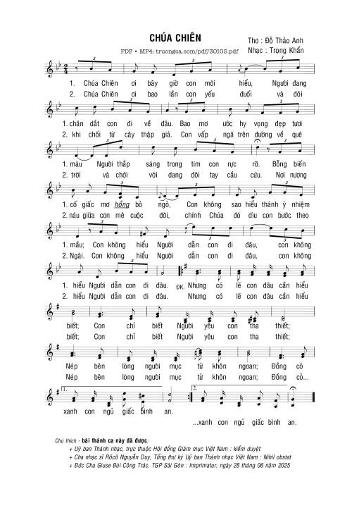 Chúa Chiên - Trọng Khẩn