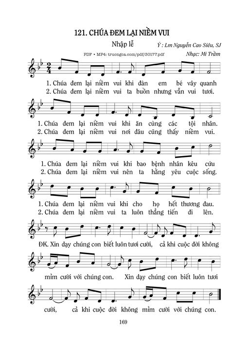 Chúa đem lại niềm vui