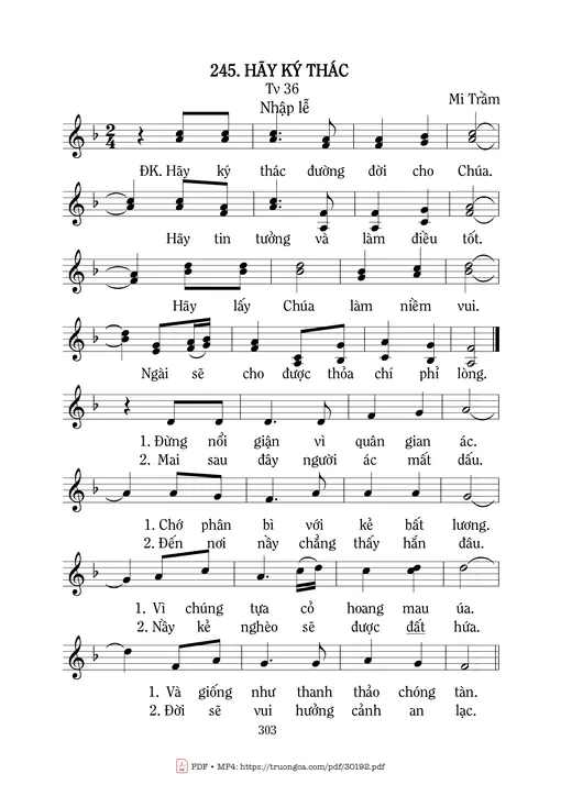 Hãy ký thác - Mi Trầm