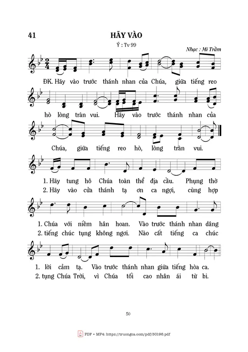 Hãy vào (Tv. 99)