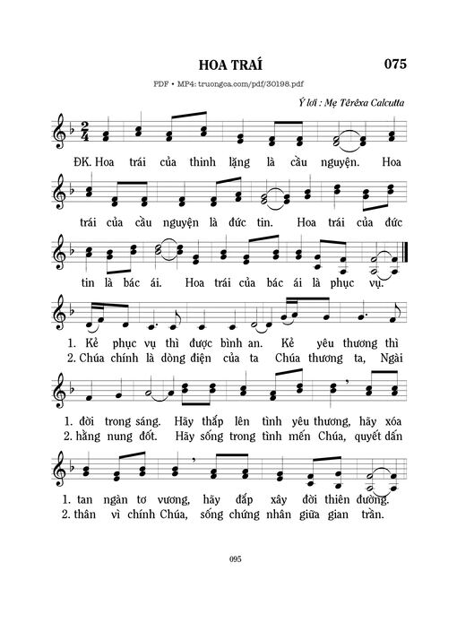 Hoa trái - Mi Trầm