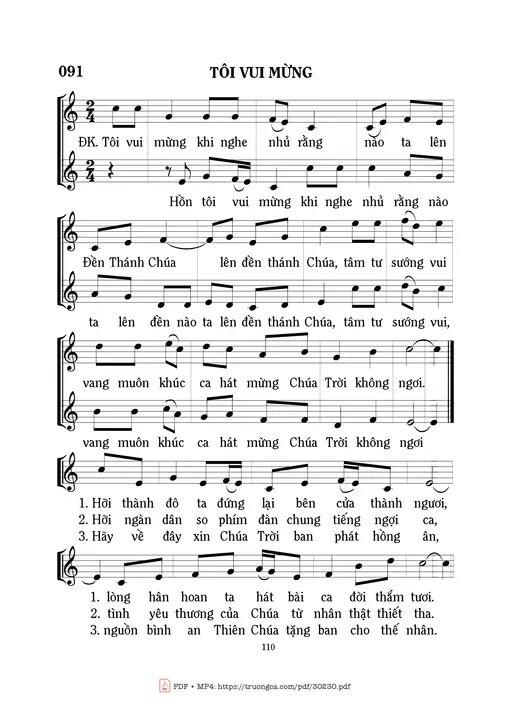 Tôi vui mừng - Mi Trầm