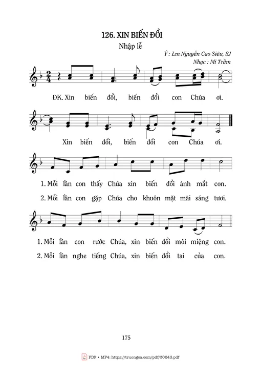 Xin biến đổi - Mi Trầm