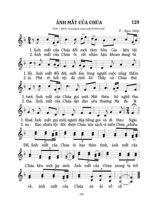 Ánh mắt của Chúa