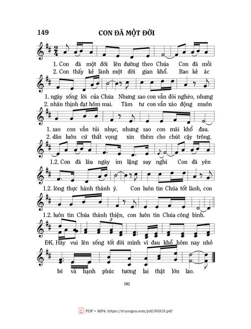 Con đã một đời