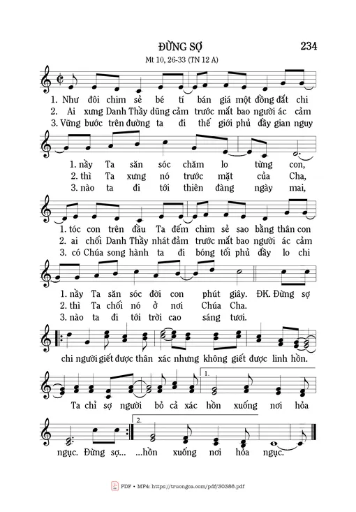 Đừng sợ - Mi Trầm