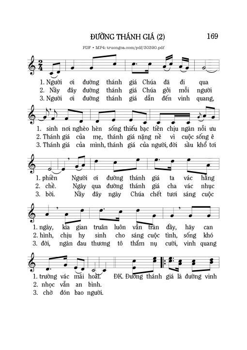 Sheet PDF of Đường Thánh giá 2