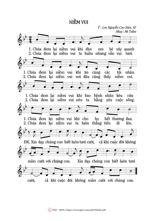 Niềm vui - Mi Trầm