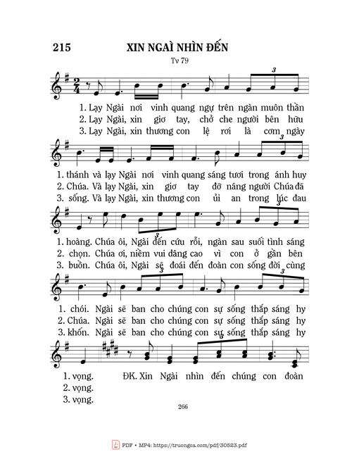 Thánh Vịnh 79, Xin Ngài Nhìn Đến