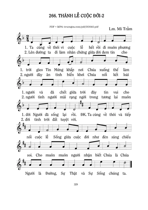 Thánh lễ cuộc đời 2