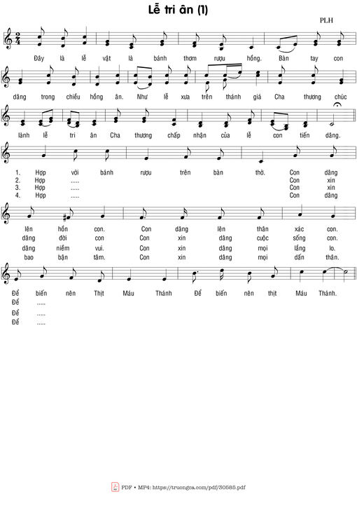 Lễ tri ân (1) - Phạm Liên Hùng