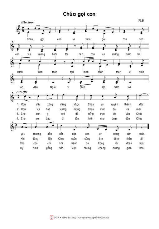 Chúa gọi con - Phạm Liên Hùng