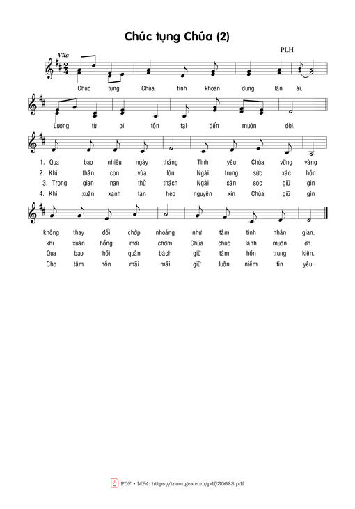Chúc tụng Chúa (2)