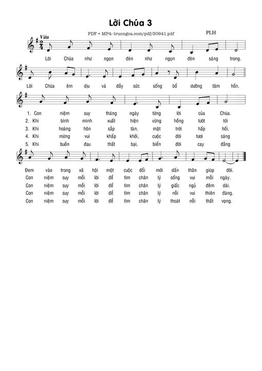 Lời Chúa (3) - Phạm Liên Hùng