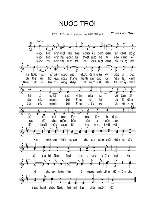 Nước Trời - Phạm Liên Hùng