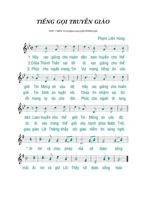 Tiếng gọi truyền giáo