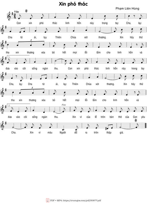 Xin phó thác - Phạm Liên Hùng