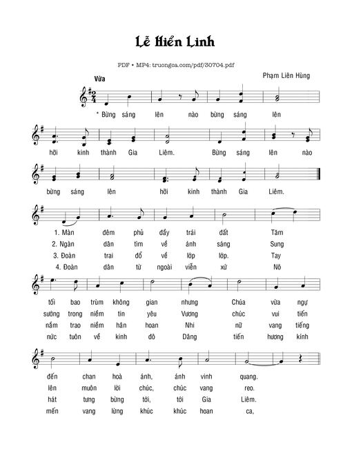 Lễ Hiển Linh - Phạm Liên Hùng