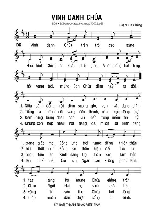 Vinh danh Chúa - Phạm Liên Hùng