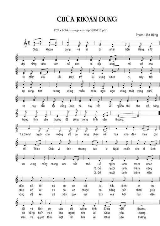 Chúa khoan dung - Phạm Liên Hùng