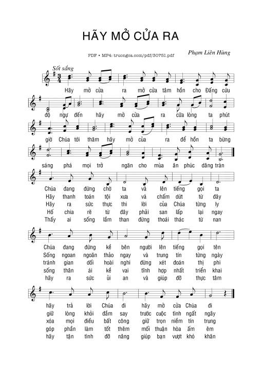 Sheet PDF of Giữa Ánh Quang Hiển Vinh