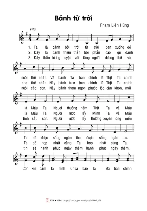 Bánh Từ Trời - Phạm Liên Hùng