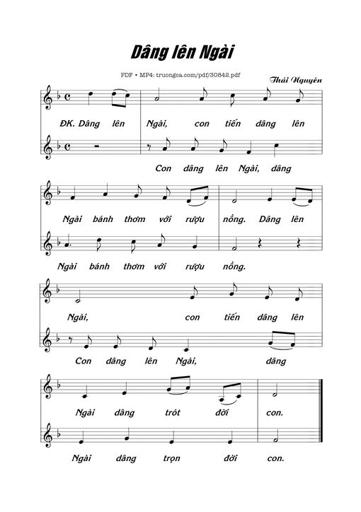 Dâng Lên Ngài - Thái Nguyên