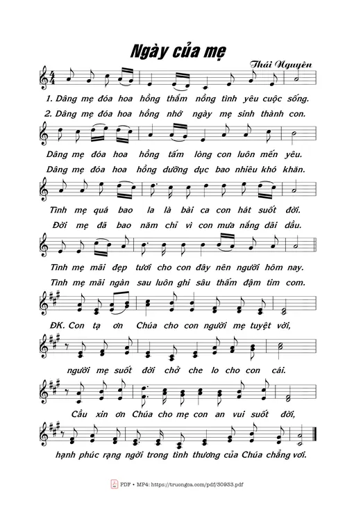 Ngày Của Mẹ - Thái Nguyên