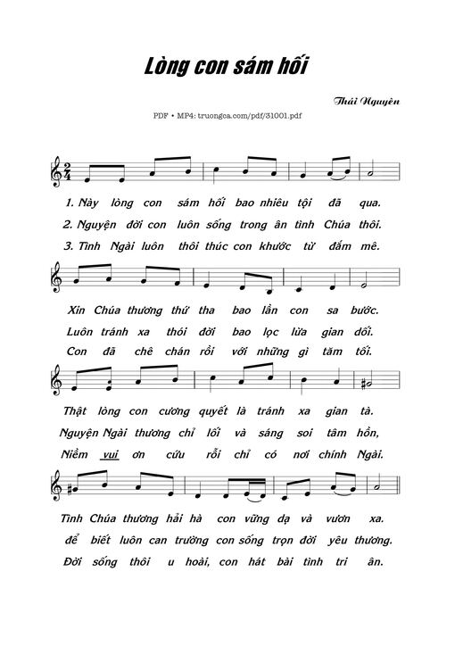 Lòng Con Sám Hối