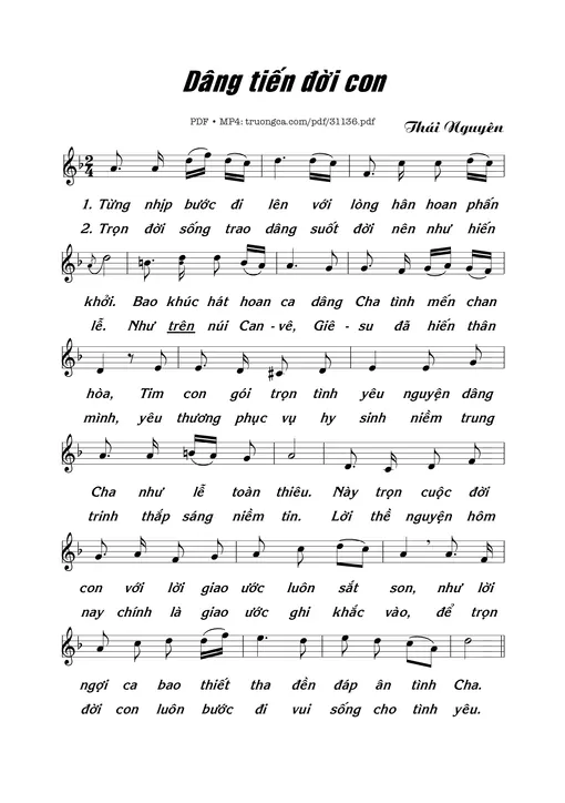 Dâng Tiến Đời Con