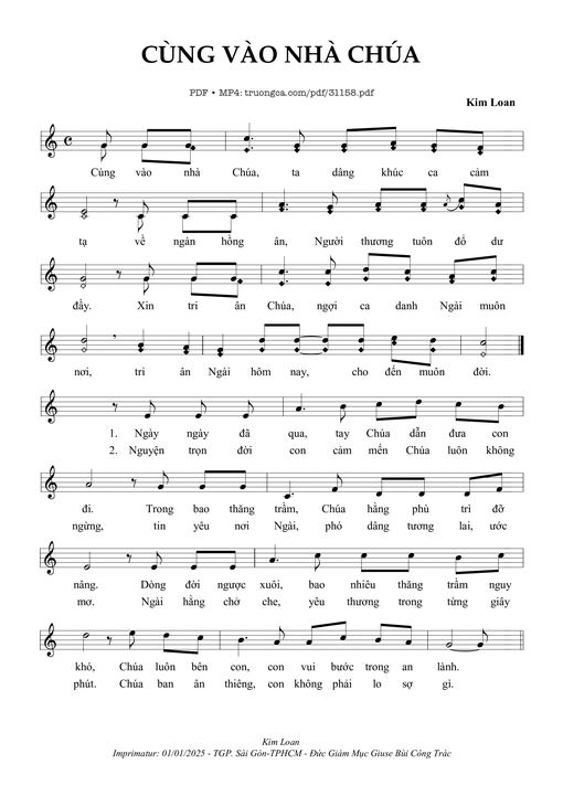 Cùng Vào Nhà Chúa