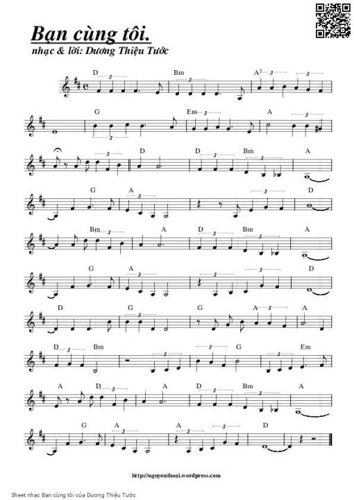 Bạn cùng tôi - Dương Thiệu Tước