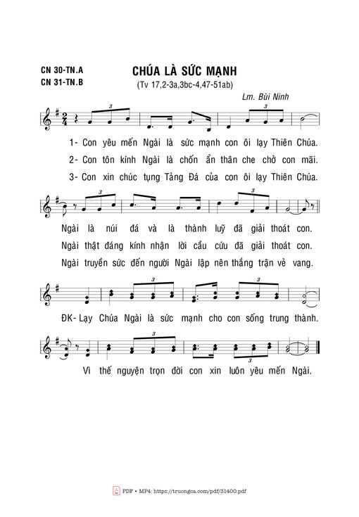 Chúa Là Sức Mạnh