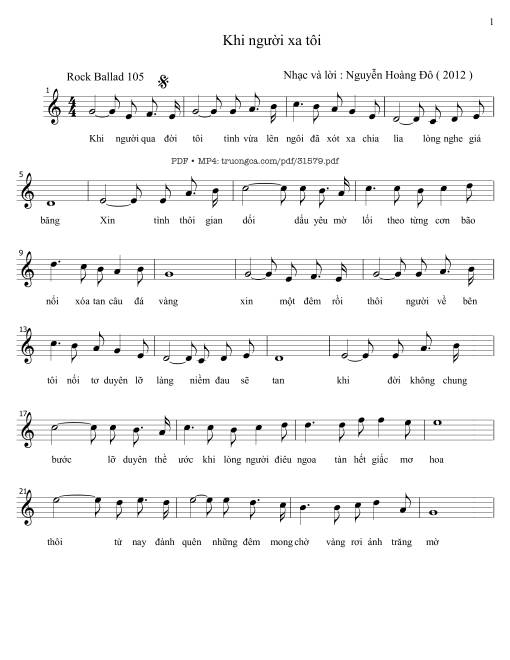 Khi người xa tôi