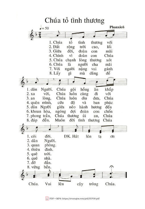 Chúa Tỏ Tình Thương