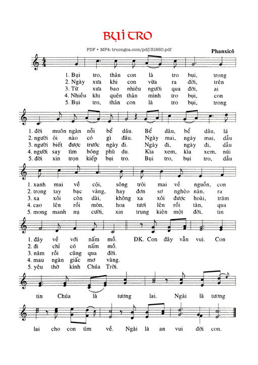 Bụi Tro - Phanxico