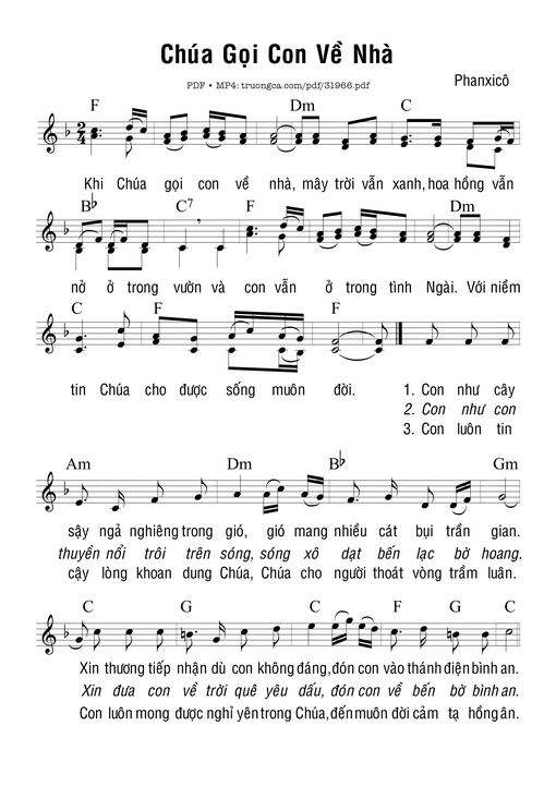 Chúa Gọi Con Về Nhà