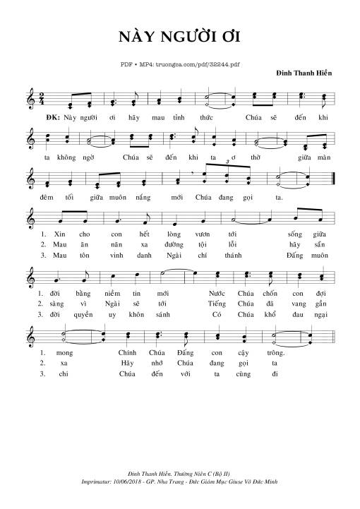 Này Người Ơi - Đinh Thanh Hiền